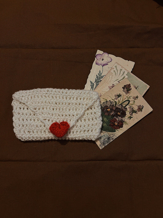 Crochet love letter